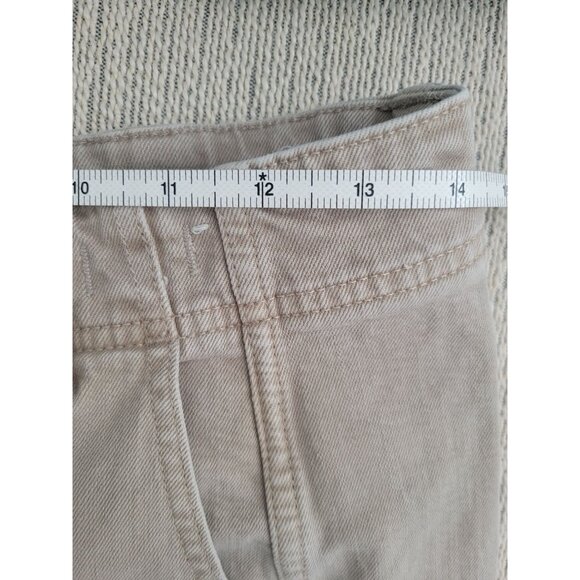 Madewell Womens Tan Tapered Demin Trousers Jeans size 27 Preppy Neutral - Picture 7 of 11